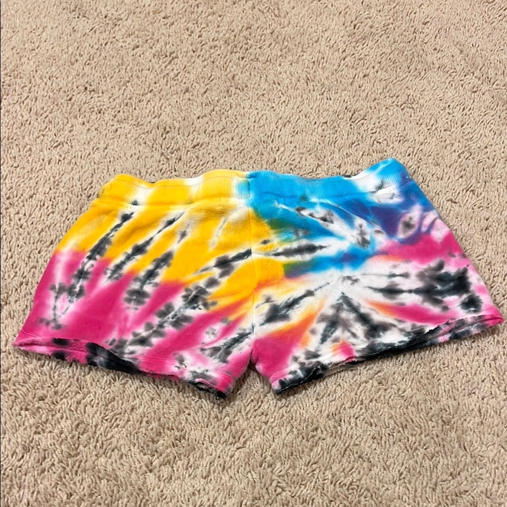 Vintage Havana Pink and Yellow Athletic Shorts - Picture 2 of 3